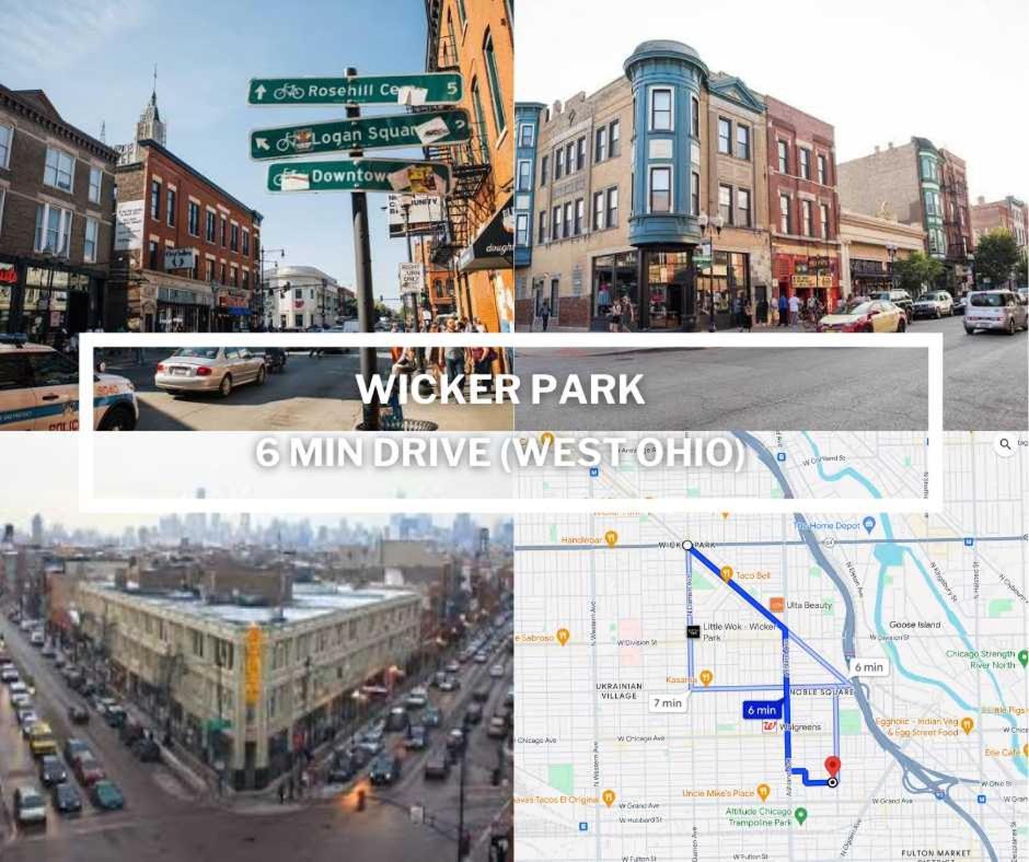 Stylish 2Br Urban Retreat In River West Chicago Ngoại thất bức ảnh